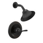 Elmhurst 1-Handle Wall Mount Shower Only Trim Kit in Oil Rubbed Bronze (Valve Not Included)