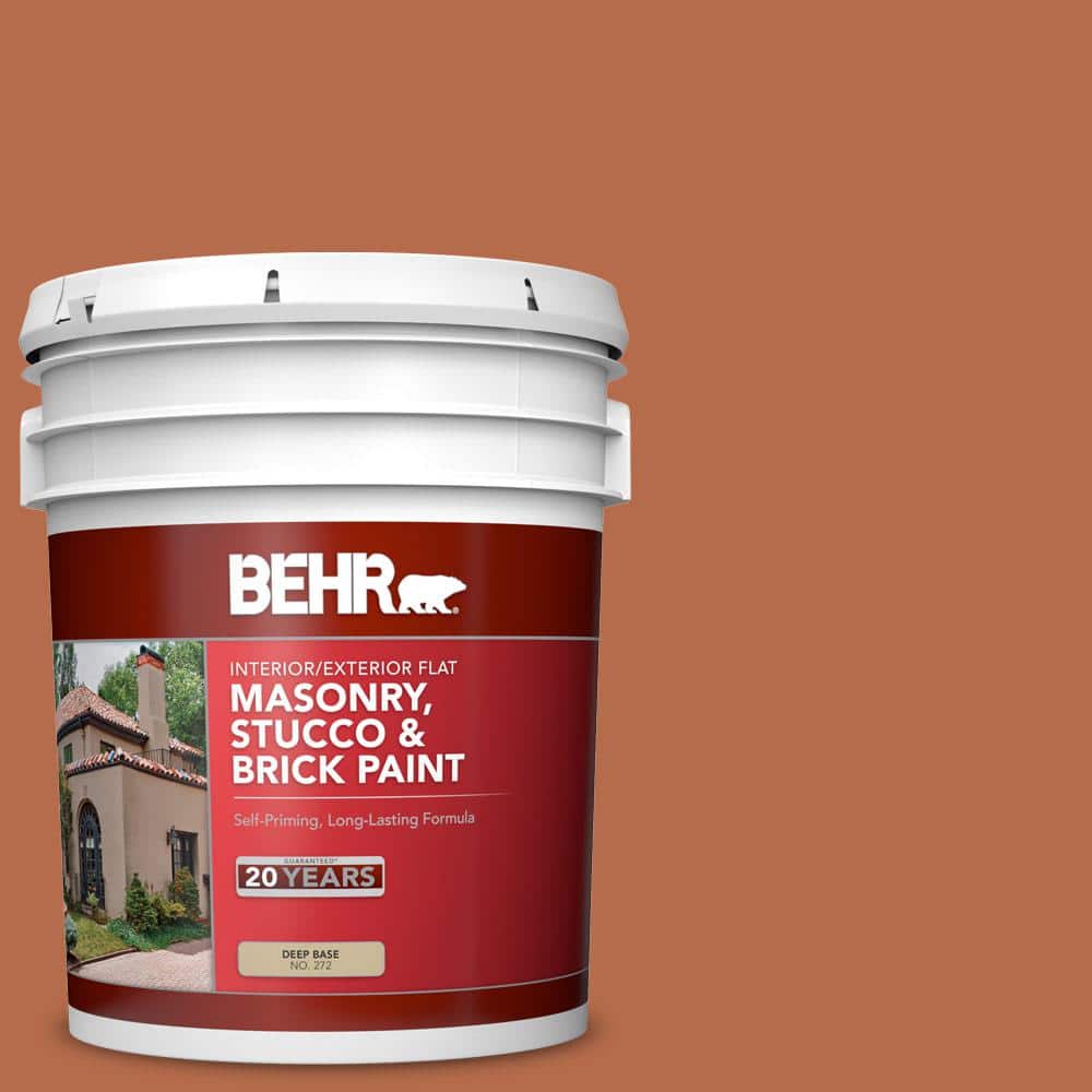 5 gal. #M210-7 Thanksgiving Flat Interior/Exterior Masonry, Stucco and Bric