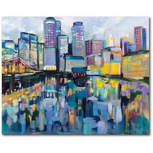 Courtside Market Boston Harbor Gallery-Wrapped Canvas Wall Art 40