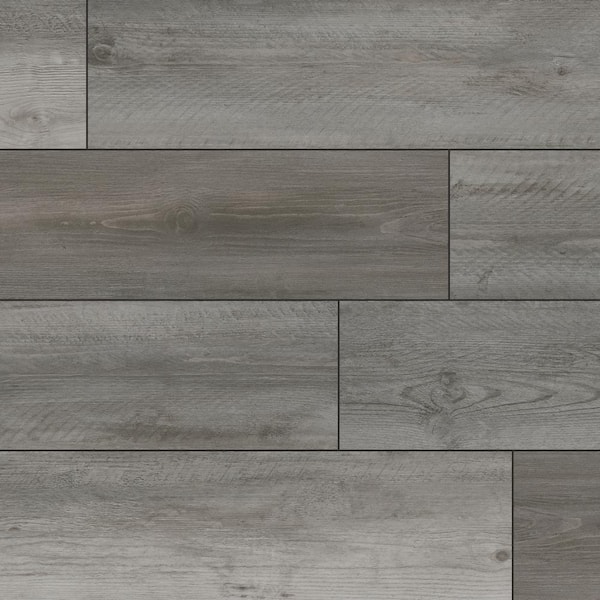 A&A Surfaces Beaufort Birch 12 MIL x 9 in. W x 60 in. L Waterproof Click Lock Luxury Vinyl Plank Flooring (22.44 sq. ft./case)