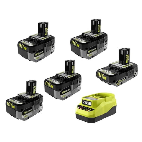 ONE+ 18V HIGH PERFORMANCE Kit w/ (2) 4.0 Ah Batteries, 2.0 Ah Battery, Charger, & ONE+ 4.0 Ah HP Battery (2-Pack)