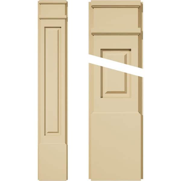 Ekena Millwork 2 in. D x 8 in. W x 48 in. L Primed Polyurethane Pilaster 1- Pack