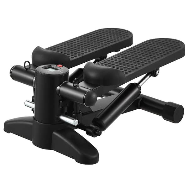 Stair Stepper, Full Body Equipment, Mini Stepper for Exercise at Home, Hydraulic Fitness Stepper with Resistance Bands