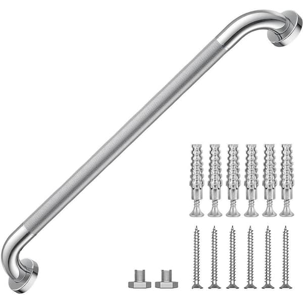 24 in. x 24 in. Concealed Screw with Bathtubs and Showers Safety for Handicap and Senior Support in Stainless Steel