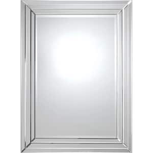 Medium Rectangle Glass Shatter Resistant Contemporary Mirror (36 in. H x 48 in. W)