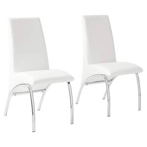 Wailoa White Contemporary Style Side Chair (2-Pack)