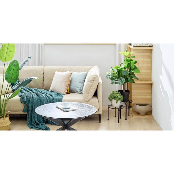 Aazon.co: VECELO Etal Plant Stands Set Of 5, Ultiple Heavy Duty