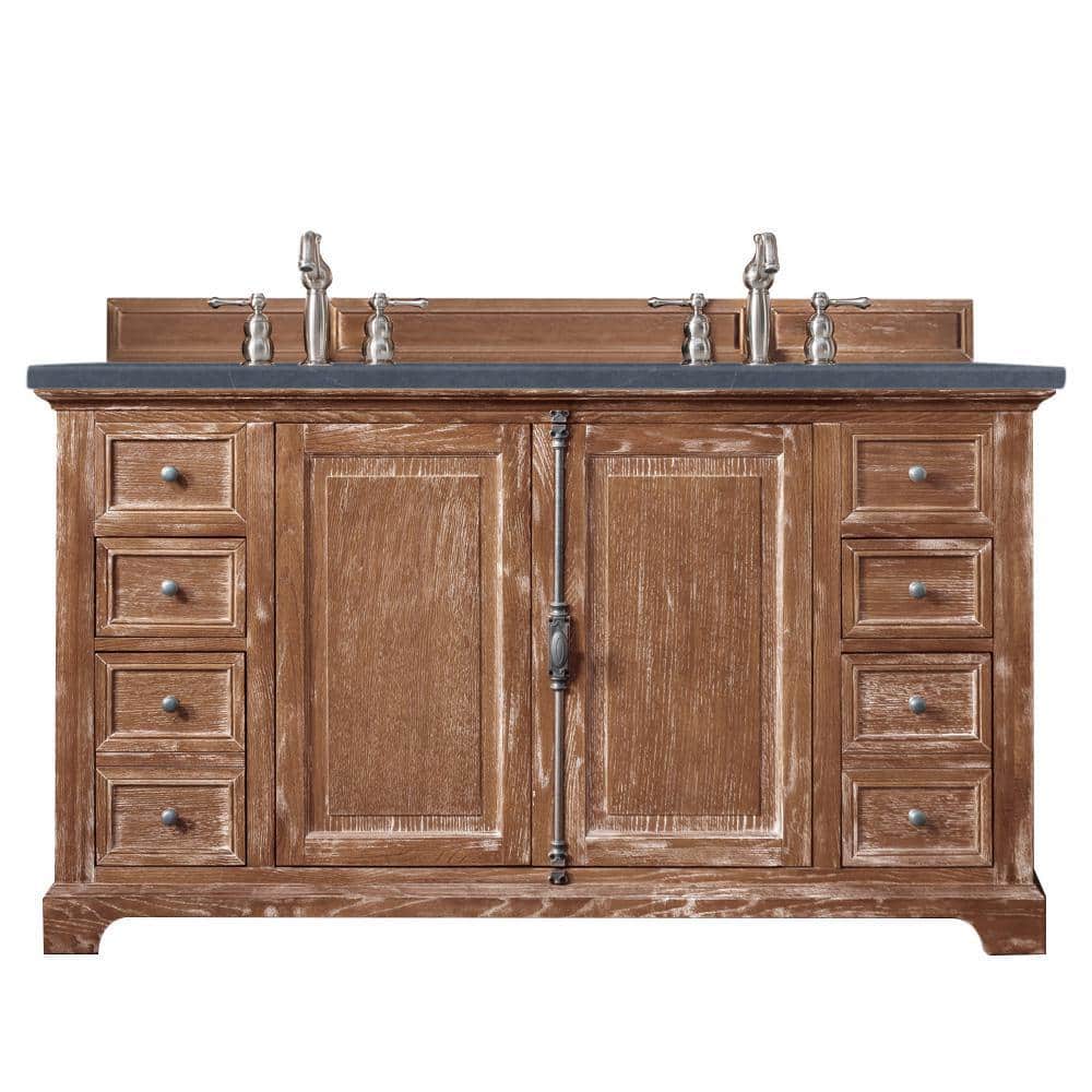Providence 60 in.W x 23.5 in.D x 34.3 in.H Double Bath Vanity in Driftwood 