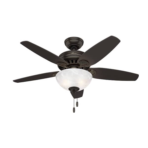 Hunter Cedar Park 44 in. Indoor Premier Bronze Ceiling Fan with Light Kit
