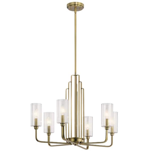 Kichler Kimrose 6-Light Polished Nickel Vintage Chandelier