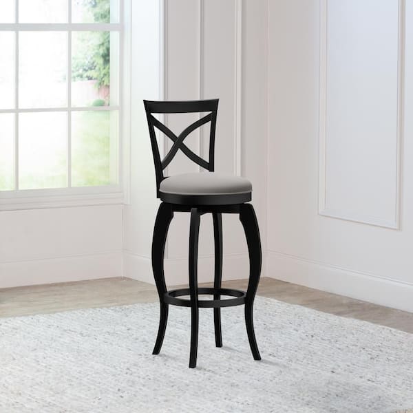 Hillsdale Furniture Ellendale 31.25 in. Black Bar Stool