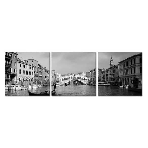 Baxton Studio Rialto Bridge Unframed Photography Wall Art 20 in. x 20 in