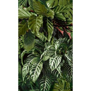 Fern Foliage Tropical Printed Non-Woven Paper Non Pasted Textured Wallpaper 57 sq. ft.