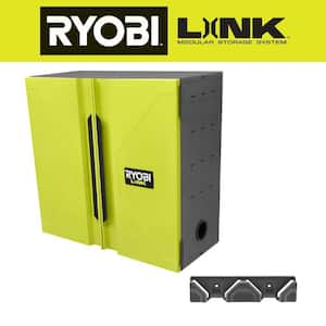 LINK Wall Mounted Tool Storage Cabinet with LINK Accessory Rail (2-Pack)