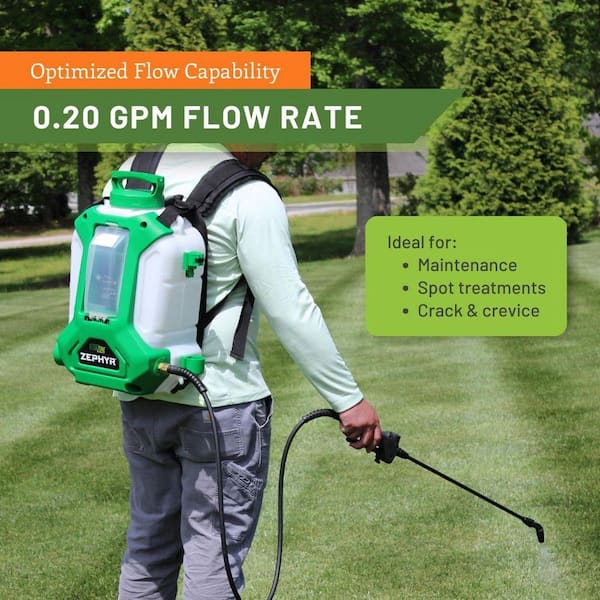 FLOWZONE Zephyr Battery Powered Backpack Sprayer (4 Gal.) FZSATJ-3