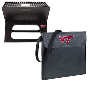 X-Grill Virginia Tech Folding Portable Charcoal Grill