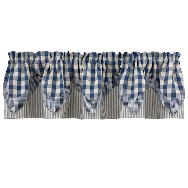 York Point Blue Valance