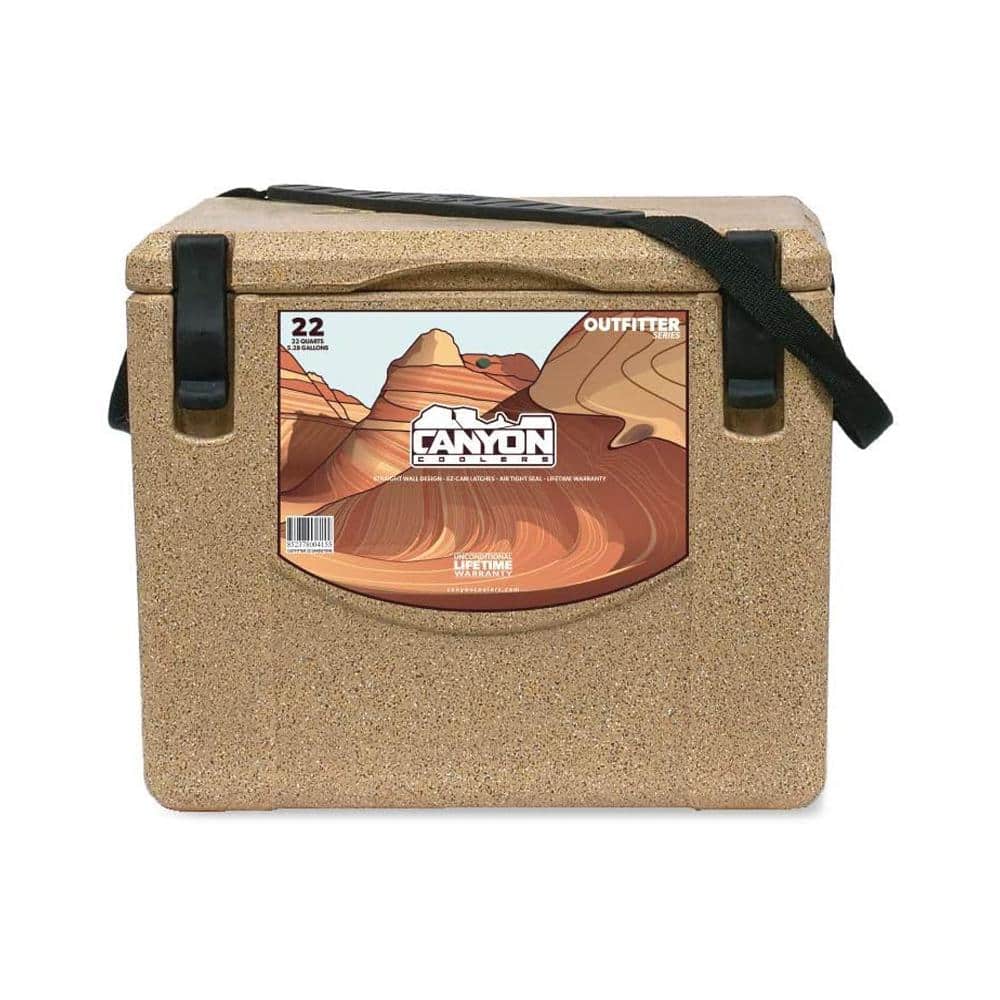 Canyon Coolers 22 Qt. Sandstone Cooler X22S The Home Depot