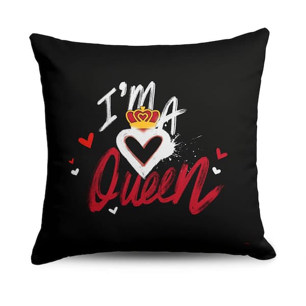 THE NORTHWEST GROUP Disney Descend 4 Queen Printed  18x18 Multi Color Throw Pillow