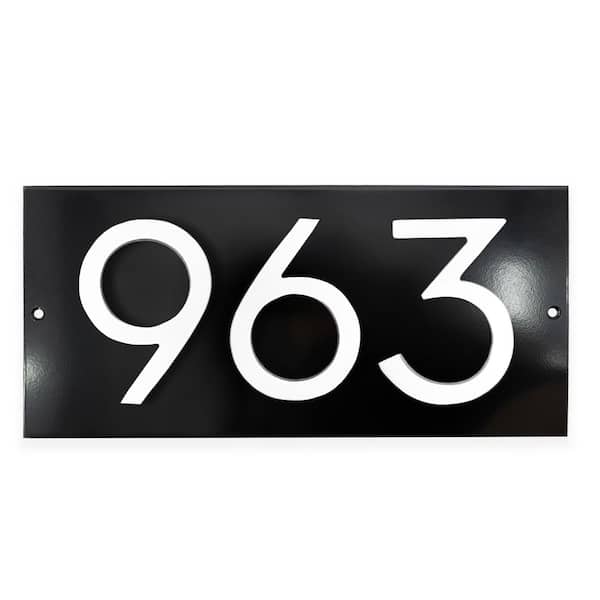7 in. x 15.5 in. Rectangle Nite Bright Ashland Reflective Address