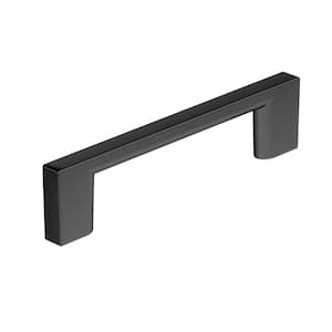 Armadale Collection 3-3/4 in. (96 mm) Matte Black Modern Rectangular Cabinet Bar Pull