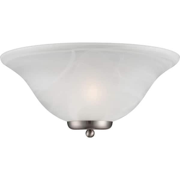 Mason 1-Light Brushed Nickel Wall Sconce
