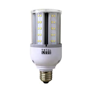 80-Watt Equivalent E26 Corn Lamp Bulb, Non Dimmable with IP64 rating, LED Light Bulb in Cool White