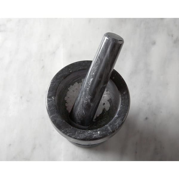 Health Smart Granite Mortar and Pestle Excellent for Grinding Fresh Spices  and Herbs, 1 - Foods Co.