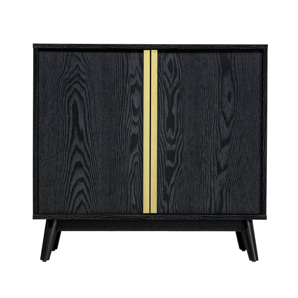 CORTLAND 2-DOOR CABINET-BLACK