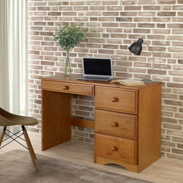 FABRÉ Rectangular wooden writing desk with drawers By Faber Mobili