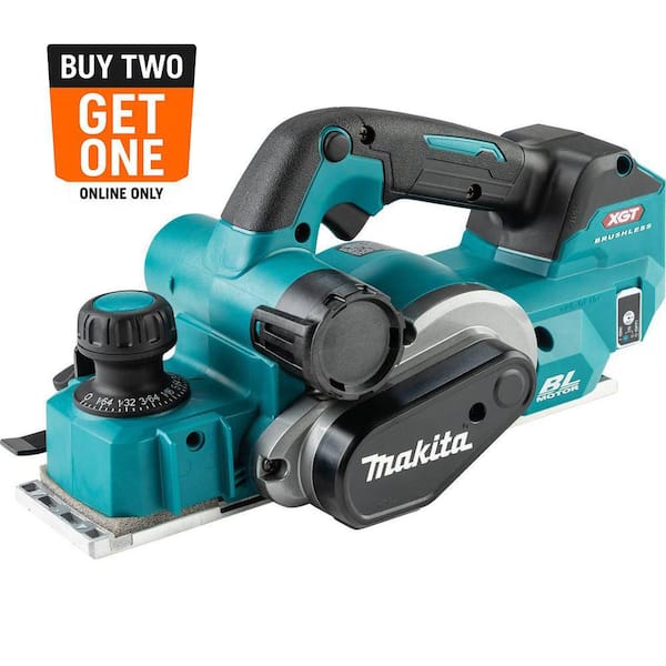 Makita 40-Volt XGT Brushless Cordless 3-1/4 in. Planer (Tool Only)