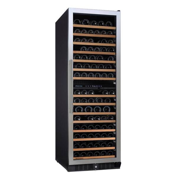 Wine Enthusiast N'FINITY PRO L 166-Bottle 23.75 in. Dual Zone Freestanding Wine Cellar