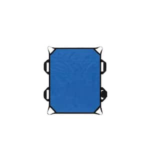 35.1 in x 44.9 in. 1-Piece Bed Positioning Pad in Blue