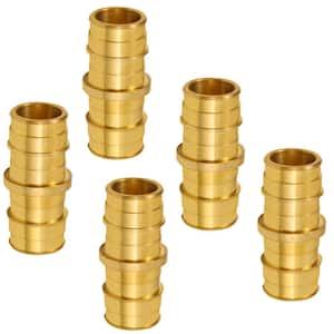 3/8 in. 90° PEX A Expansion Pex Coupling, Lead Free Brass for Use in Pex A-Tubing (Pack of 5)