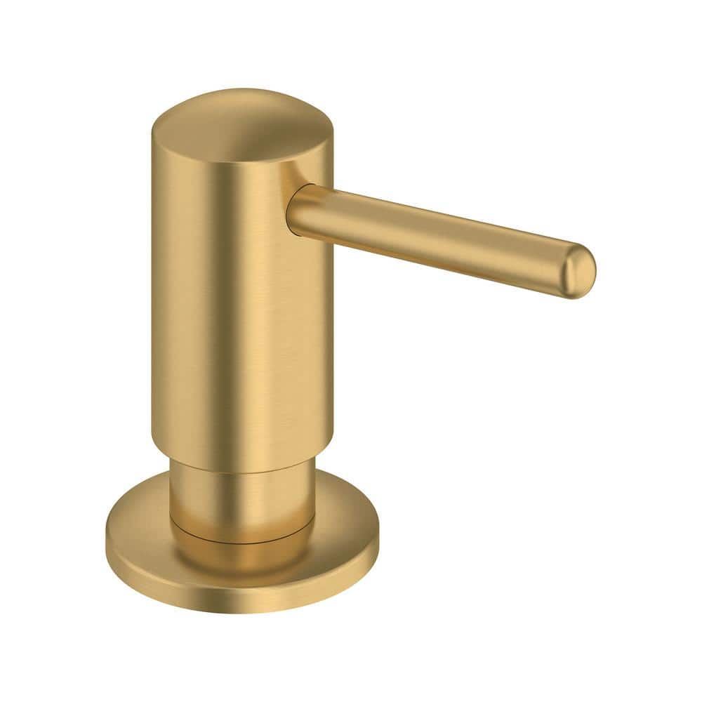 Universal Brushed Gold Deck-Mount Soap and Lotion Dispenser