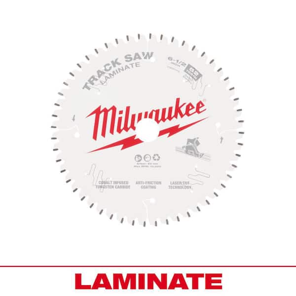 Milwaukee 6-1/2 in. x 52 TPI Carbide Laminate Track Saw Blade (1-Pack)