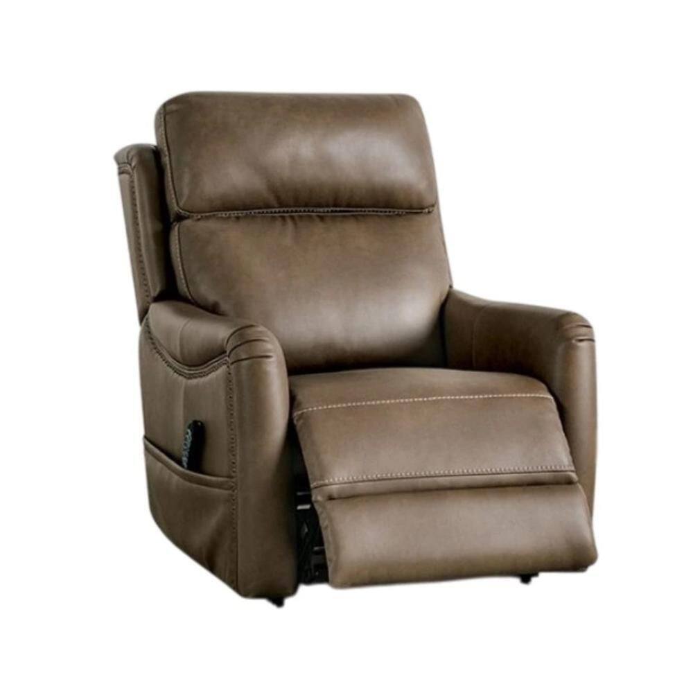 Brown Faux Leather Lift Air Massage Chair with 3 Zone Heating and USB Port price history on PriceWatchPro