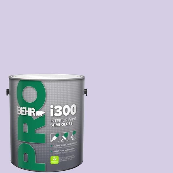 1 gal. #640A-3 Potentially Purple Semi-Gloss Interior Paint