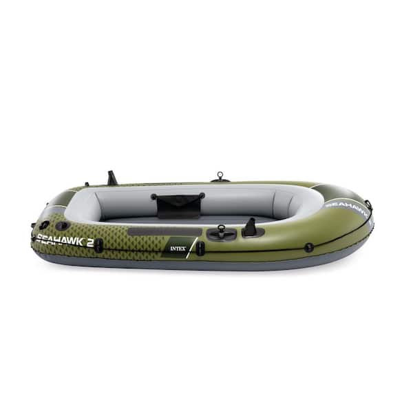 66332EP Seahawk 2 Inflatable Boat Set with 48 in. Oars, Pump, and