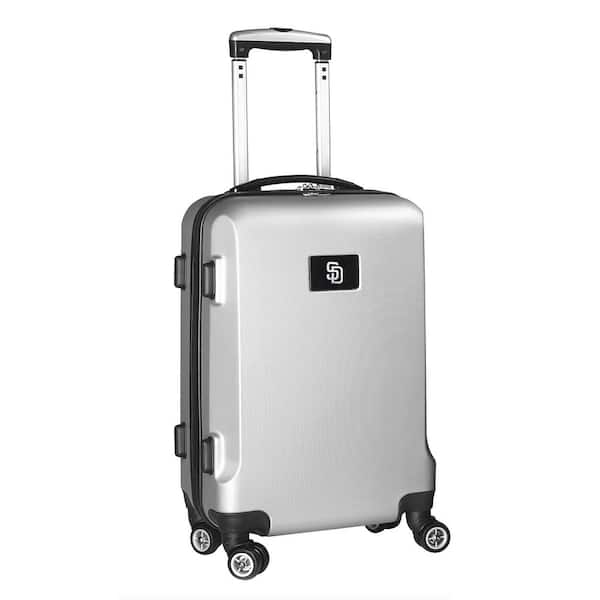 Denco MLB San Diego Padres 21 in. Black Carry-On Hardcase Spinner Suitcase