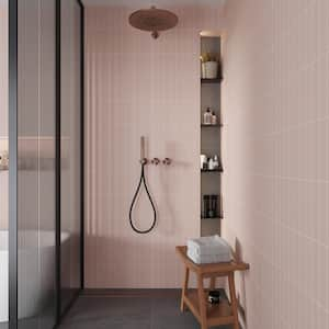 Arte 1.97 in. x 7.87 in. Matte Pink Ceramic Subway Wall and Floor Tile (5.4 sq. ft./case) (50-pack)