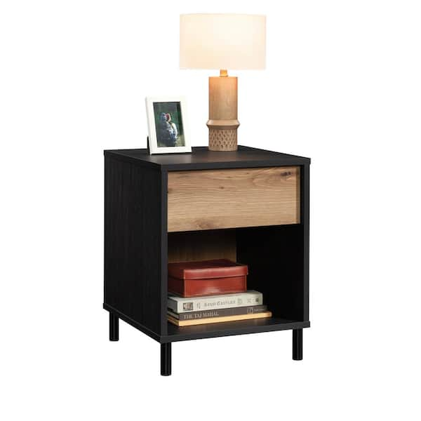 Acadia Way Nightstand with Drawer Raven Oak - Sauder