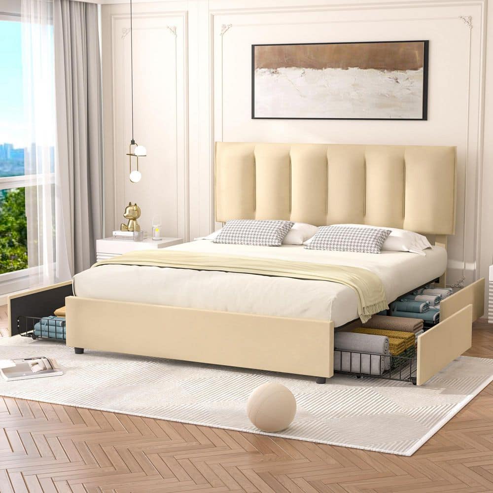 - order page - Bbvvtm Amazon.com: Yaheetech Queen Bed Frame Upholstered Platform