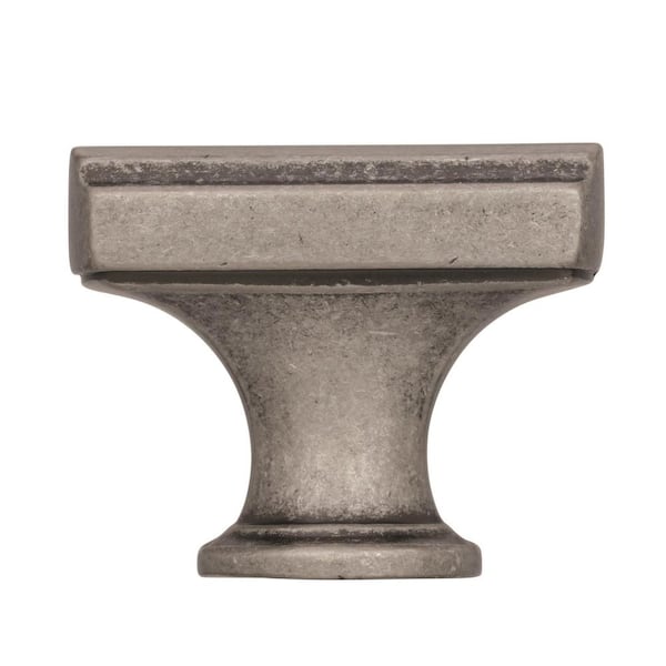 Highland Ridge 1-3/8 in. (35mm) Classic Aged Pewter Bar Cabinet Knob