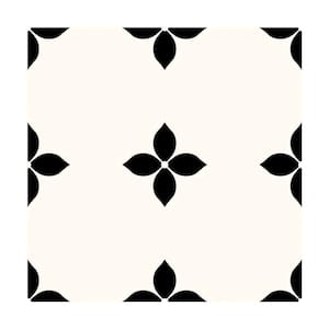 11.8 in. x 11.8 in. PVC Peel and Stick Backsplash, Floor and Wall Tile for Kitchen and Bathroom, Black (10-Pack)