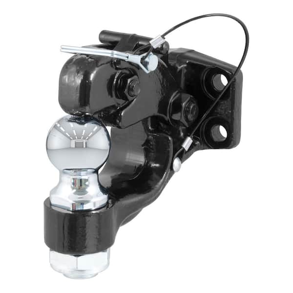 CURT 10,000 lbs. Trailer Hitch Ball Mount & Pintle Hook Combination with 2 in. Ball