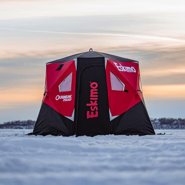 ESKIMO OUTBREAK 450XD POP-UP PORTABLE INSULATED ICE FISHING SHELTER - Able  Auctions
