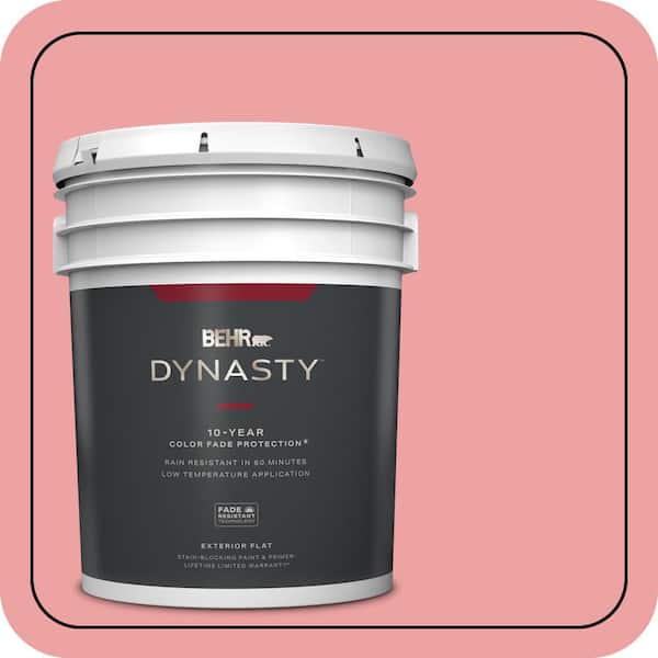 BEHR DYNASTY 5 gal. #P170-3 Infatuation Flat Exterior Stain-Blocking Paint & Primer