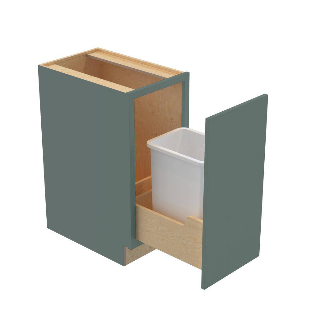 Hargrove 18 in. W x 24 in. D x 34.5 in. H Assembled Plywood Trash Can Kitch