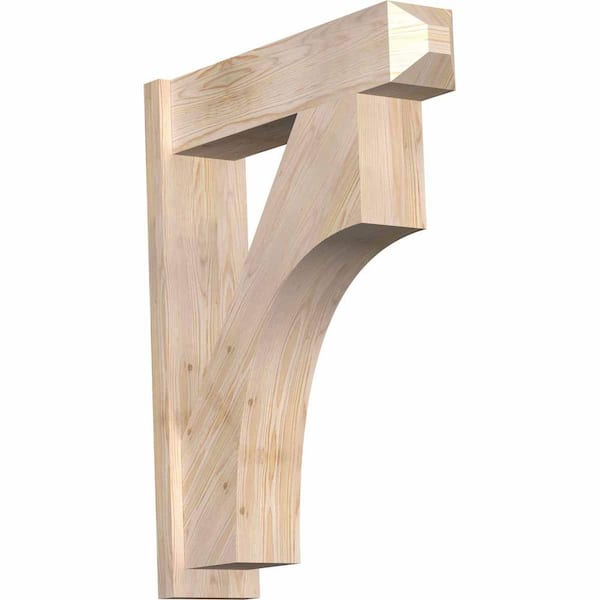 Ekena Millwork 8 in. x 38 in. x 30 in. Westlake Craftsman Smooth Douglas Fir Outlooker
